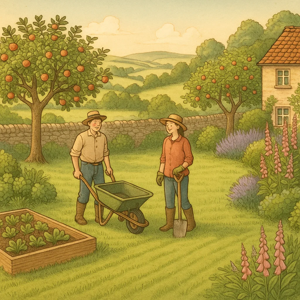 Taming a Large Garden in Devon
